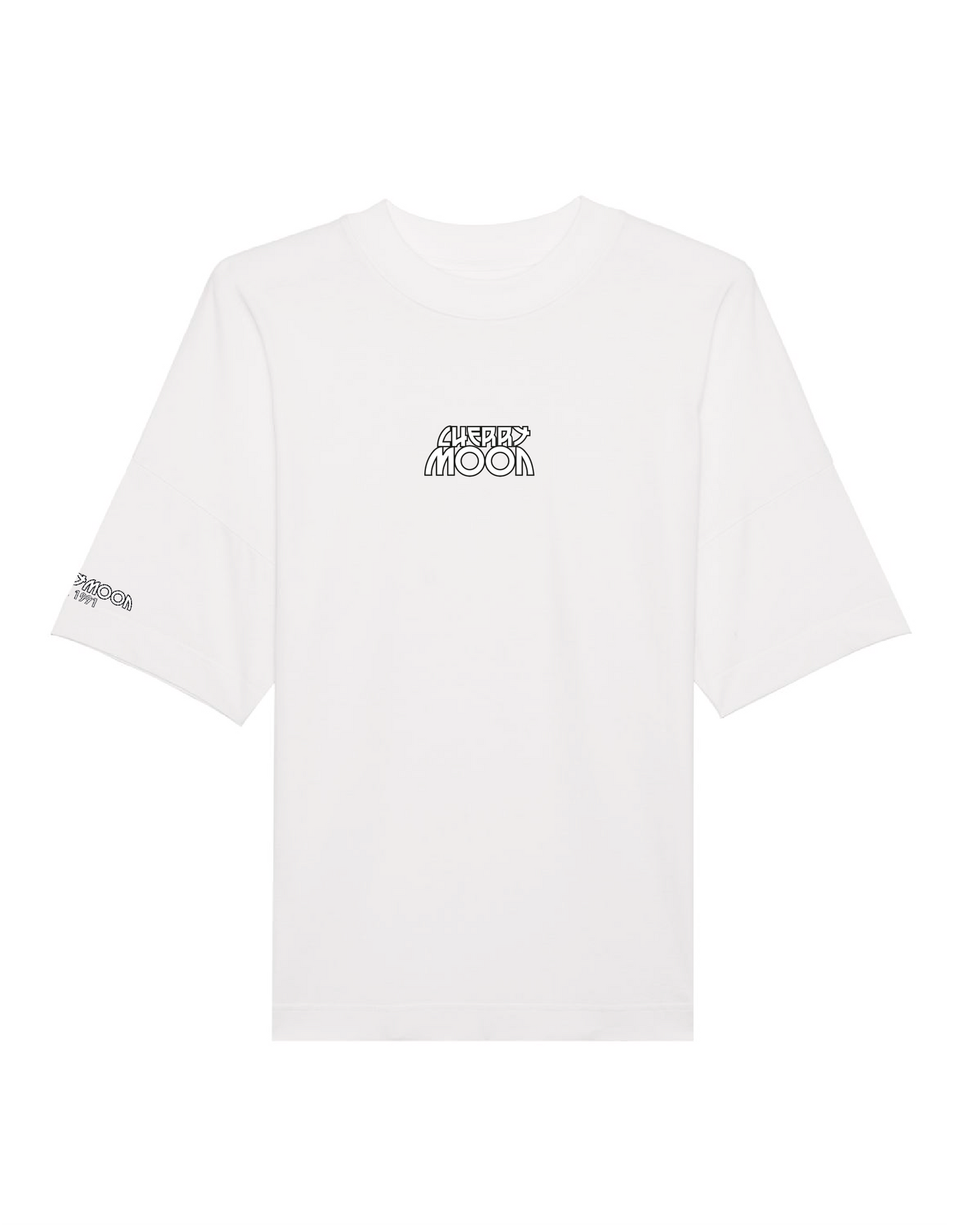 T-shirt Moon Girl White