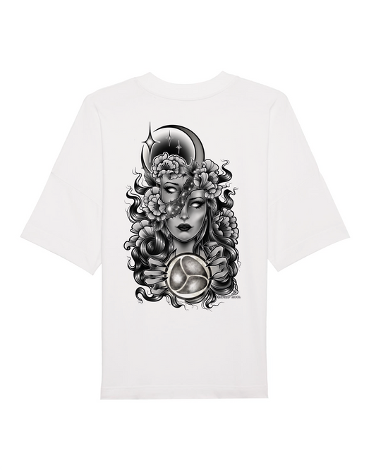 T-shirt Moon Girl White